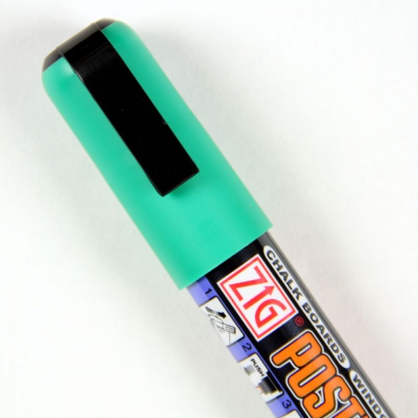 Green Posterman Wet Wipe Pen - 6mm Nib